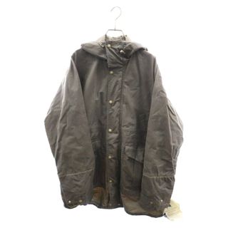 フィルソン(FILSON)のFILSON フィルソン STYLE1438 フード付きジップアップ ミリタリーロングジャケット ブラウン FSJ01438N(ミリタリージャケット)