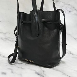 美品✨ジミーチュウ　BARRA S BLACK　2WAY　ショルダーバッグ　黒