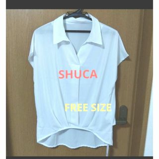 シュカ(shuca)の【SHUCA】オトナミエ　タックブラウス/FREE SIZE(シャツ/ブラウス(半袖/袖なし))