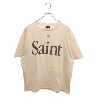 SAINT MICHAEL セントマイケル 23AW SS TEE/HEART SAINT フロントプリント半袖Tシャツ ホワイト SM-A23-0000-005(Tシャツ/カットソー(半袖/袖なし))