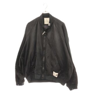 ミハラヤスヒロ(MIHARAYASUHIRO)のMIHARA YASUHIRO ミハラヤスヒロ 24SS Wide Back Track Jacket ワイド バック トラックジャケット ブラック A12JK591(フライトジャケット)