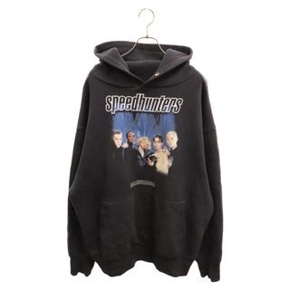 Balenciaga - BALENCIAGA バレンシアガ 18AW SPEED HUNTERS HOODIE スピードハンターズフーディ プルオーバーパーカー 541871 TCV37 ブラック