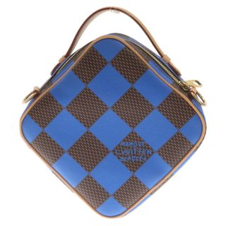 ルイヴィトン(LOUIS VUITTON)のLOUIS VUITTON ルイヴィトン Chess Messenger Damier Pop Blue チェス メッセンジャー ダミエ ポップ ショルダーバッグ ブルー N40547(ショルダーバッグ)