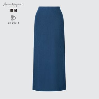 ユニクロ(UNIQLO)のUNIQLO 3Dリブロングスカート XL/XXL(ロングスカート)