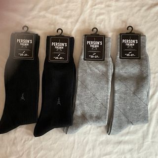 パーソンズ(PERSON'S)のPERSON’S FOR MEN  ソックス　25〜27cm 4足セット(ソックス)