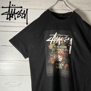 ステューシー(STUSSY)のA7 【メキシコ製 希少XL】ステューシー☆ワールドツアー フラワー Ｔシャツ(Tシャツ/カットソー(半袖/袖なし))