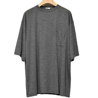コモリ COMOLI サマーウール半袖Tシャツ グレー 2(Tシャツ/カットソー(半袖/袖なし))