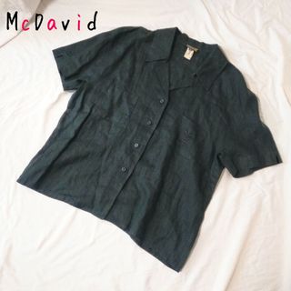 マクダビッド(MCDAVID)のMcDavid マクダビッド 半袖 シャツ ブラウス ブラック 黒(シャツ/ブラウス(半袖/袖なし))