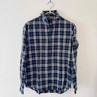 【USED品】★ Nano universe ナノユニバース チェック 長袖 M(シャツ)