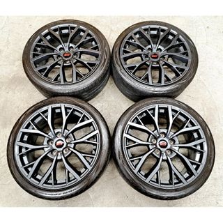 【美品】スバル WRX STI 純正 19インチ 8.5J ホイールタイヤ 4本