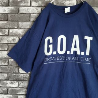 超オーバーサイズGOATゴートビッグロゴtシャツTシャツメッセージTEE(Tシャツ/カットソー(半袖/袖なし))