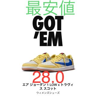 ナイキ(NIKE)のNike dunk low × travis Scott 28センチ(スニーカー)