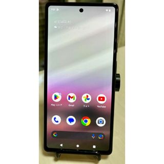 グーグルピクセル(Google Pixel)の美品　Google Pixel 6a Chalk 128 GB SIMフリー(スマートフォン本体)