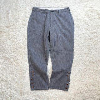 45R - 【美品】45R Bakkurii ジョッパーズ パンツ　ヒッコリー ストライプ柄