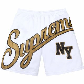 シュプリーム(Supreme)の【Mサイズ】Supreme Big Script Mesh Short(ショートパンツ)