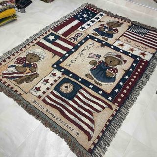 VINTAGE - アメリカ クマ マルチカバー ソファーカバー ヴィンテージラグ 183x135の通販 by Beo|ヴィンテージならラクマ VINTAGE - アメリカ クマ マルチカバー ソファーカバー ヴィンテージラグ 183x135の通販 by Beo|ヴィンテージならラクマ