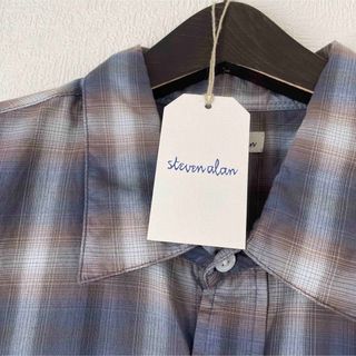 Steven Alan スティーブンアラン チェック 半袖シャツ Mサイズ