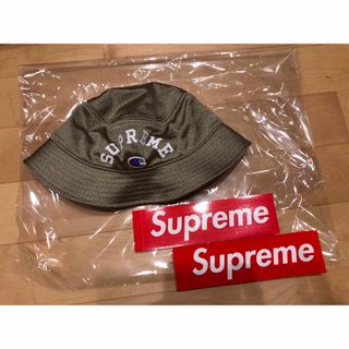 シュプリーム(Supreme)の【新品】Supreme x Champion Mesh Crusher 茶XL(ハット)