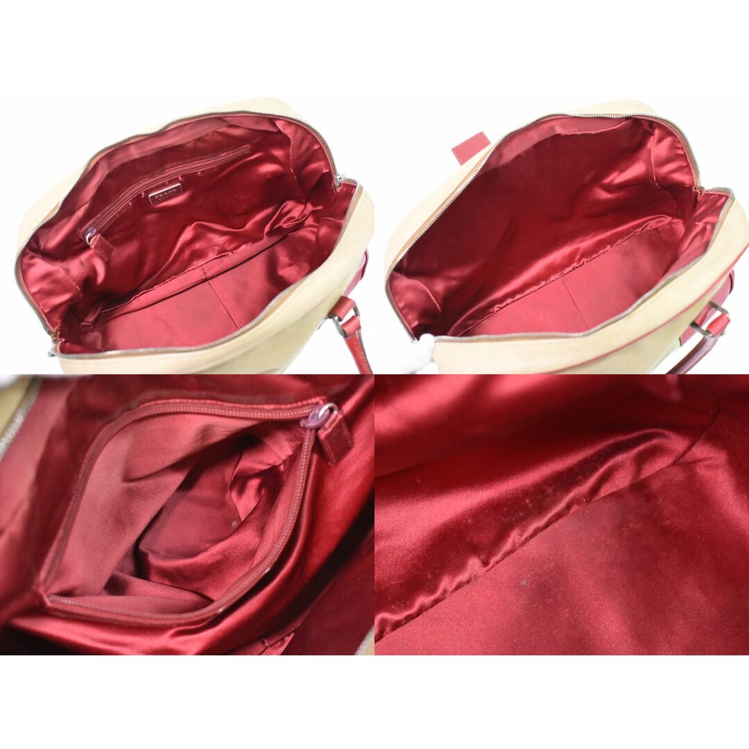 PRADA - 本物 プラダ PRADA キャンバス ミニ ボストンバッグ PRADA - 本物 プラダ PRADA キャンバス ミニ ボストンバッグ