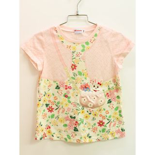 ミキハウス(mikihouse)の【夏物 新入荷!】♪ミキハウス/mikihouse♪110cm 半袖Tシャツ/半袖カットソー ピンク系 うさこ【中古】子供服 キッズ kids 女の子 夏 tops 425042(Tシャツ/カットソー)