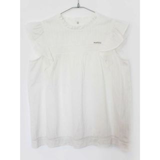 ポンポネット(pom ponette)の【夏物 新入荷!】[ポンポネット/pom ponette]150cm 半袖ブラウス/半袖シャツ 白【中古】子供服 キッズ kids ジュニア 女の子 夏 tops 715042(シャツ/カットソー)