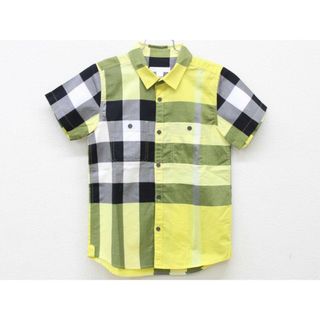 バーバリー(BURBERRY)の【夏物 新入荷!】◇バーバリー/BURBERRY◇128cm 半袖シャツ 黄×黒【中古】子供服 キッズ kids 男の子 夏 tops 415042(シャツ/カットソー)