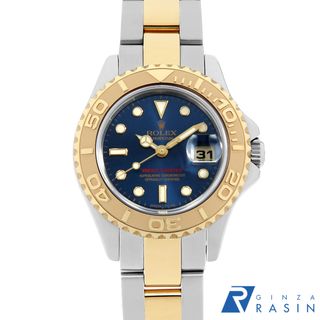 ロレックス(ROLEX)のロレックス ヨットマスター 69623 ブルー U番 レディース 中古 腕時計(腕時計)