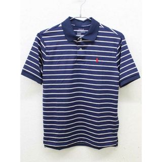 ラルフローレン(Ralph Lauren)の【夏物 新入荷!】〔ラルフローレン/Ralph Lauren〕150cm 半袖ポロシャツ 紺×白 【中古】子供服 キッズ kids ジュニア 男の子 夏 tops 415042(その他)