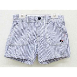 ミキハウス(mikihouse)の【夏物 新入荷!】＜ミキハウスダブルB/MIKIHOUSE DOUBLE.B＞130cm ショートパンツ/ハーフパンツ/半ズボン/短パン 紺×白【中古】子供服 キッズ kids 女の子 春夏 bottoms 715042(パンツ/スパッツ)