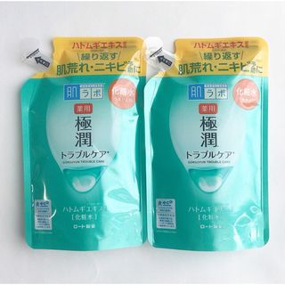 ハダラボ(HADALABO)の【2袋】薬用 極潤 スキンコンディショナー トラブルケア つめかえ用 170ml(化粧水/ローション)