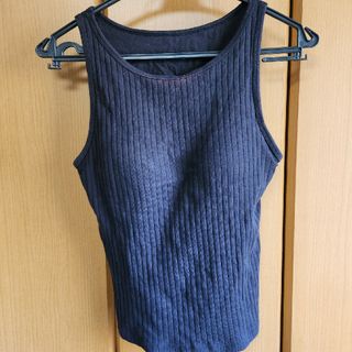 ユニクロ(UNIQLO)のユニクロ ブラトップ タンクトップ 黒 ブラック(タンクトップ)