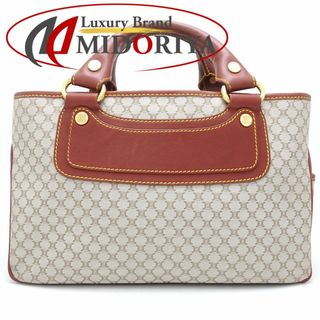 セリーヌ(celine)のCELINE セリーヌ ブギーバッグ YS00/75 ハンドバッグ マカダム キャンバスxレザー ベージュ ブラウン/351244【中古】(ハンドバッグ)