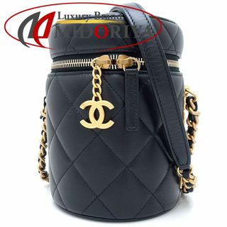 シャネル(CHANEL)のCHANEL シャネル バニティ AS2735 斜め掛けショルダーバッグ ラムスキン ブラック/351255 ☆未使用(ショルダーバッグ)