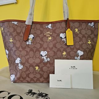 COACH - コーチ スヌーピー トートバッグ COACH ウッドストック 人気 可愛い 新品