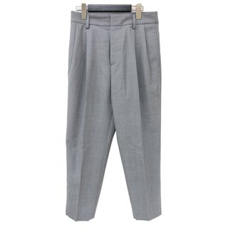 ドゥーズィエムクラス(DEUXIEME CLASSE)の美品 Deuxieme Classe ドゥーズィエム クラス パンツ テーパード グレー36(S) 24春夏 VICTORIAN SURGE ウール アンクル丈 タック センタープレス ボトムス ズボン シンプル カジュアル ビジネス 大人 きれいめ【レディース】【中古】(その他)