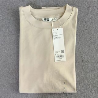 ユニクロ(UNIQLO)のエアリズムコットンオーバーサイズTシャツ(5分袖)(Tシャツ/カットソー(半袖/袖なし))