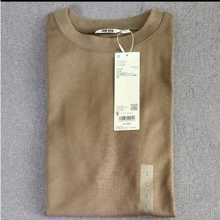 ユニクロ(UNIQLO)のエアリズムコットンオーバーサイズTシャツ(5分袖)(Tシャツ/カットソー(半袖/袖なし))