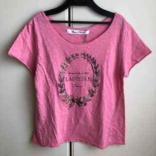 バナーバレット(Banner Barrett)の新品＊Banner Barrett 箔プリント Tシャツ(Tシャツ(半袖/袖なし))