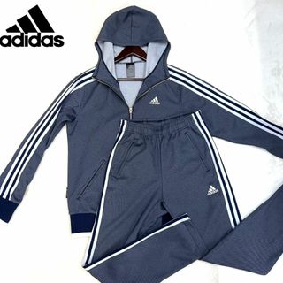 アディダス(adidas)の☆美品☆【アディダス デニム風 ジャージ セットアップ 内田篤人着用モデル】(ジャージ)