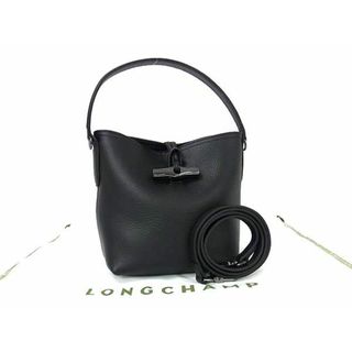 ロンシャン(LONGCHAMP)の■新品■未使用■ LONGCHAMP ロンシャン ル ロゾ レザー 2WAY ハンドバッグ ショルダー レディース ブラック系 AZ2312 (その他)