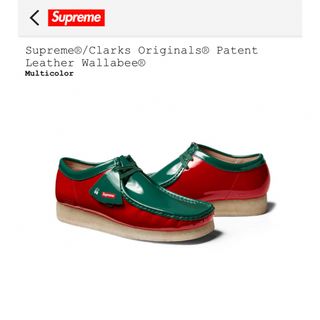 Supreme - Supreme × Clarks Patent Leather Wallabee