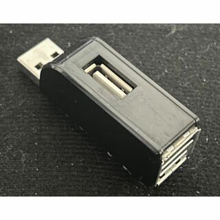 バッファロー(Buffalo)の【販売終了品】BUFFALO コネクタ一体型 USBハブ  BSH3U02(PC周辺機器)