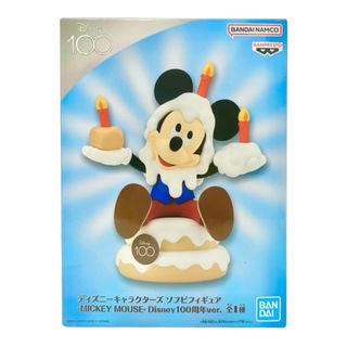 ディズニー(Disney)の新品 Disney ディズニー ミッキー 100周年Ｖｅｒ． フィギュア(アニメ/ゲーム)