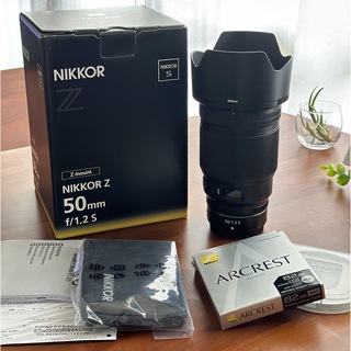 ニコン(Nikon)のNikkor Z 50mm f1.2 レンズフィルター+ND4フィルター付き(レンズ(単焦点))