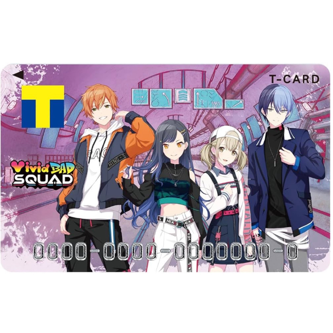 Vivid BAD SQUAD プロジェクトセカイ プロセカ Tポイントカード エンタメ/ホビーのおもちゃ/ぬいぐるみ(キャラクターグッズ)の商品写真