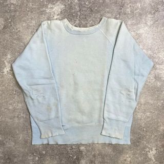 50's 60's 50s 60s Unknown ラグランスウェット ジャンクコンディション 無地スウェット ヴィンテージ vintage 384U(スウェット)