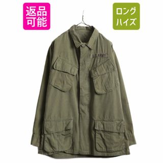 70s ★ 70年製 米軍実物 US ARMY 5th リップストップ ジャングルファティーグ ジャケット メンズ M 程/ 70年代 ヴィンテージ アーミー 4th(その他)