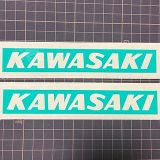 カワサキ　マスキングシート 2枚セット　転写シート有　旧車　塗装　 苗字 (ステッカー)