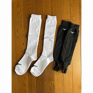 ミズノ(MIZUNO)のジュニア用野球ソックス　3足(ウェア)