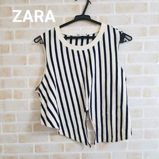 ザラ(ZARA)のZARA アシメントリーカットソー(カットソー(半袖/袖なし))